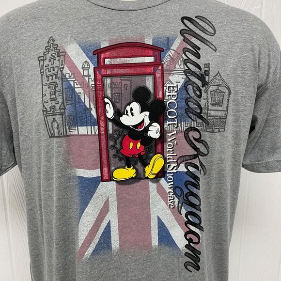 Disney Men's pullover tee short sleeve Gray crew neck size XXL - Picture 10 of 11